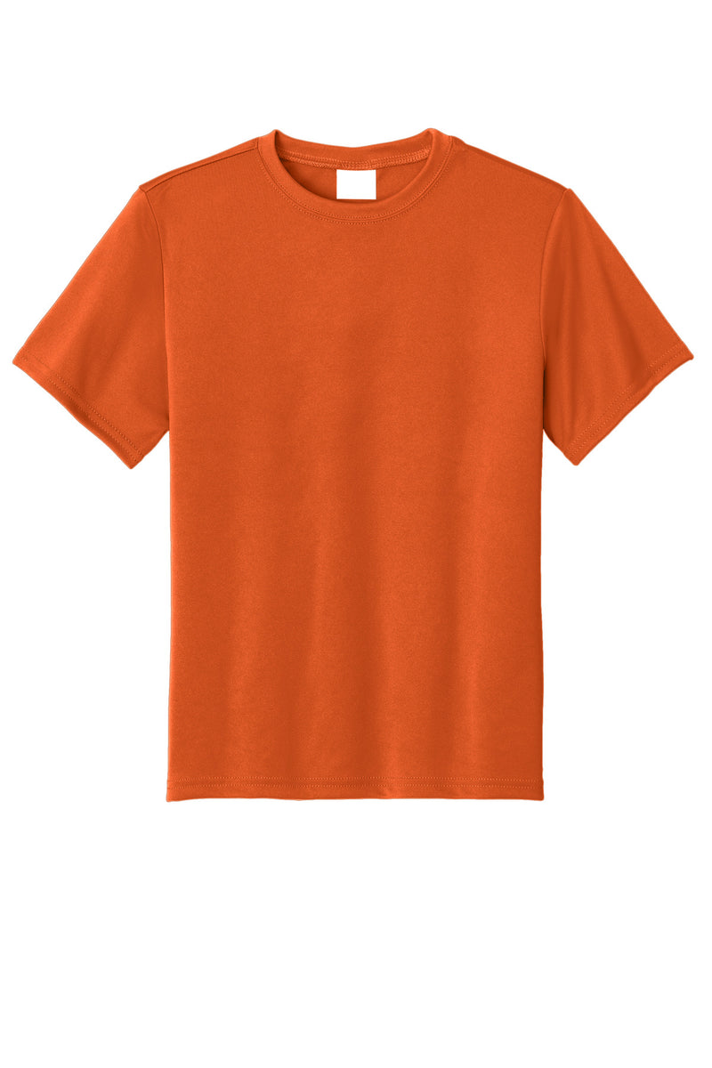 Port & Co Youth Performance Tee - Deep Orange