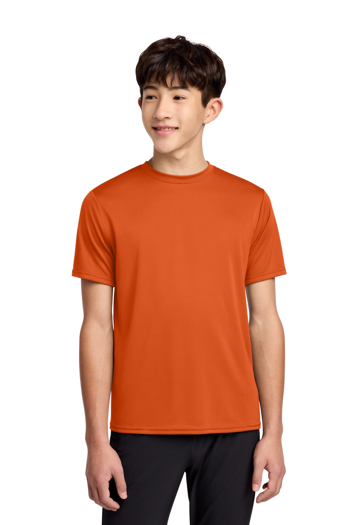 Port & Co Youth Performance Tee - Deep Orange