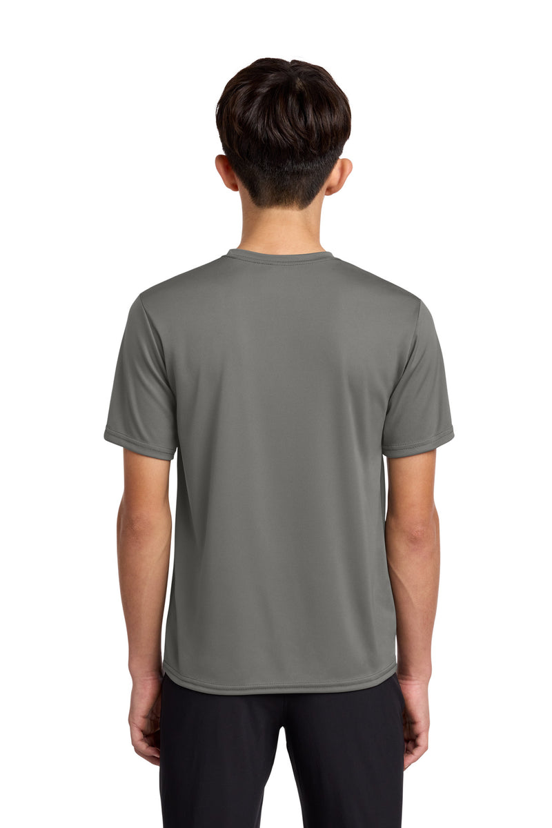 Port & Co Youth Performance Tee - Grey Concrete