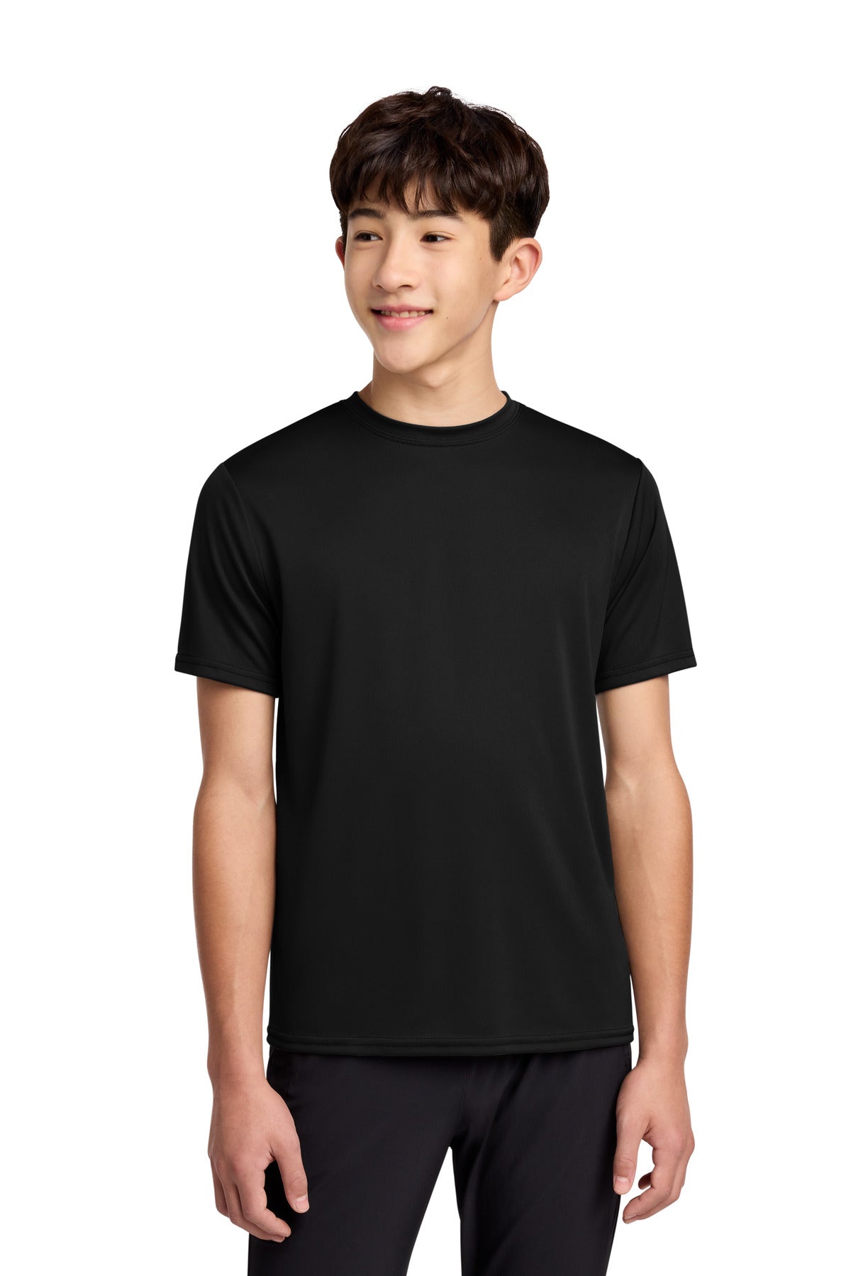 Port & Co Youth Performance Tee - Jet Black