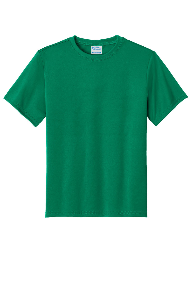 Port & Co Youth Performance Tee - Kelly