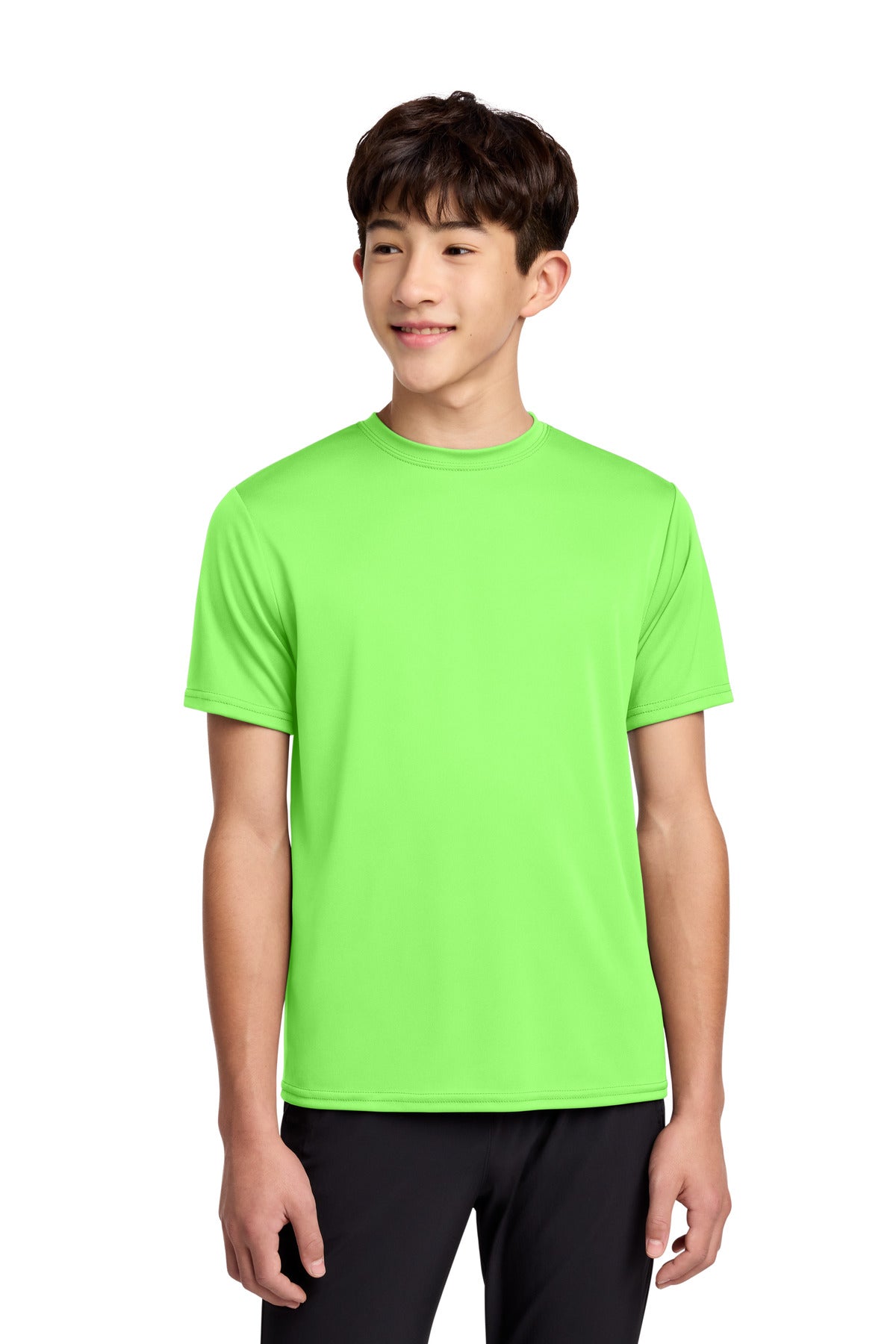 Port & Co Youth Performance Tee - Neon Green