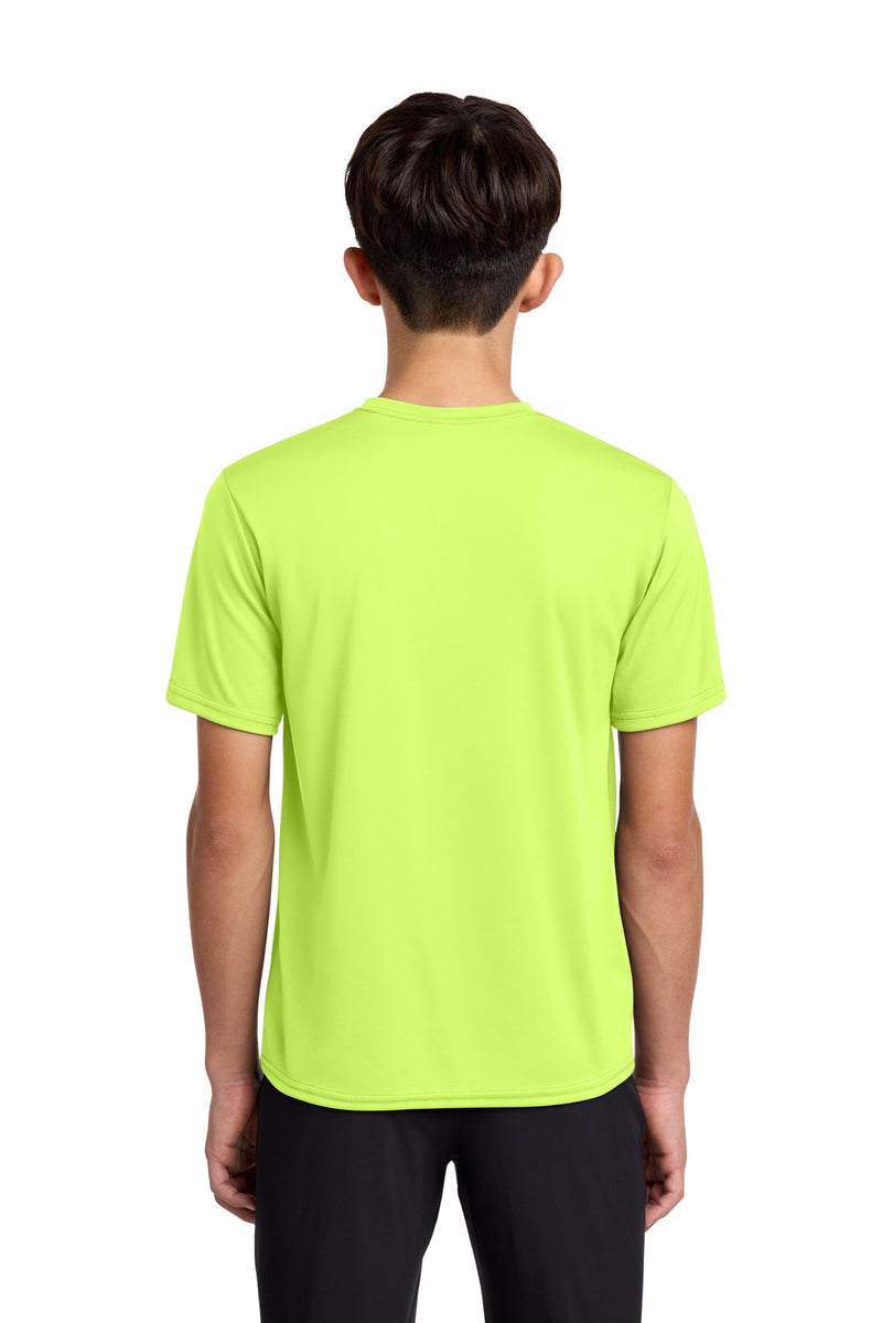 Port & Co Youth Performance Tee - Neon Yellow