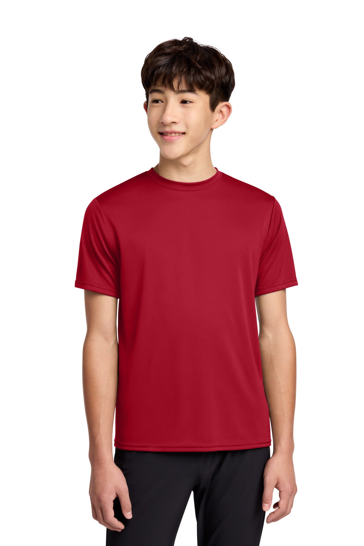 Port & Co Youth Performance Tee - Red