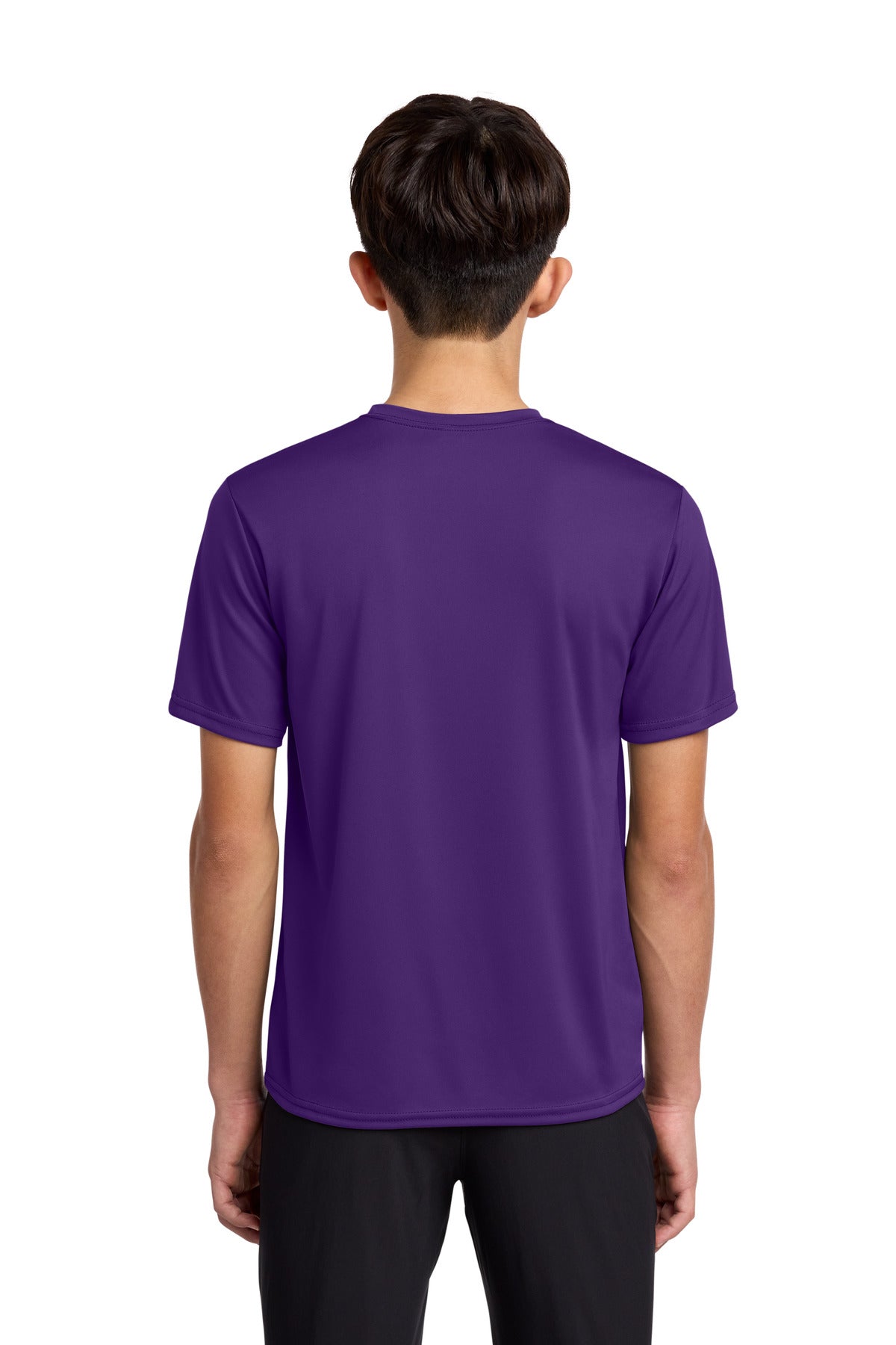 Port & Co Youth Performance Tee - Team Purple