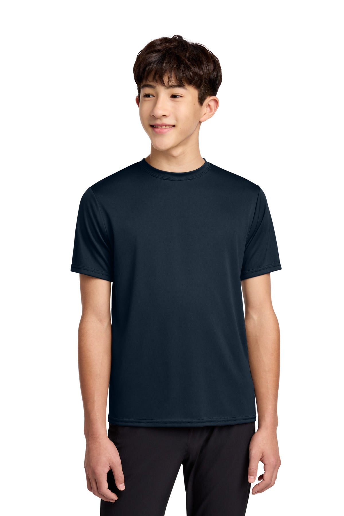 Port & Co Youth Performance Tee - True Navy