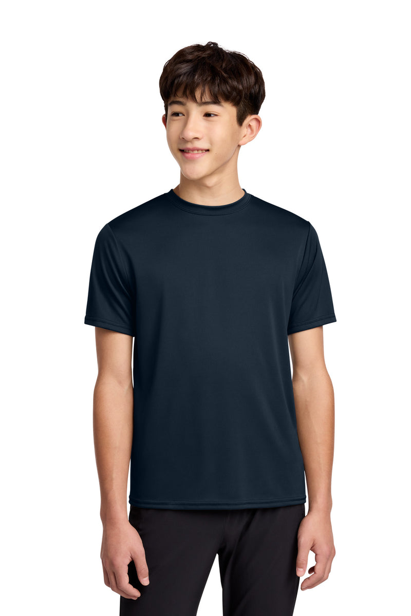 Port & Co Youth Performance Tee - True Navy