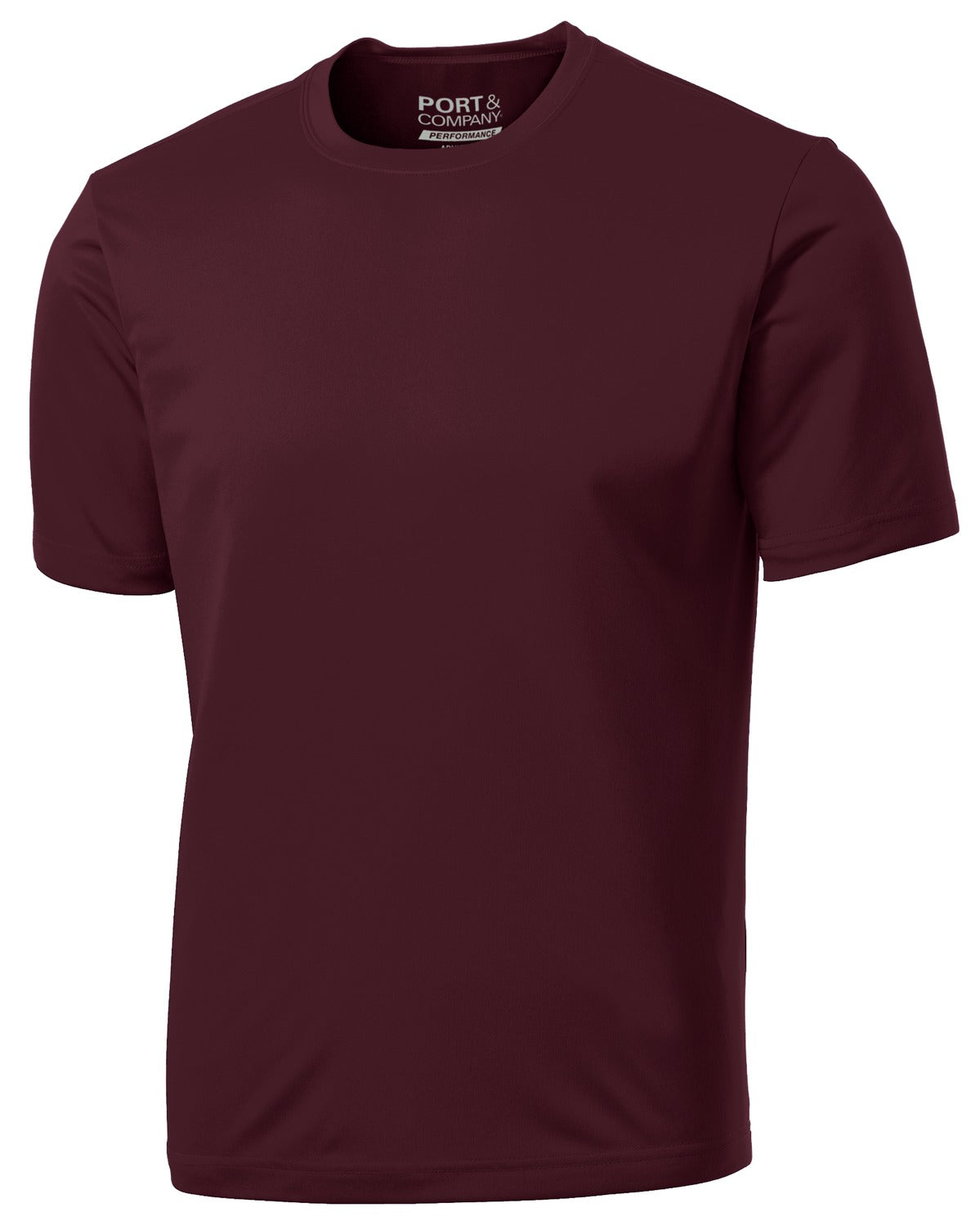 Port & Co Performance Tee - Athletic Maroon