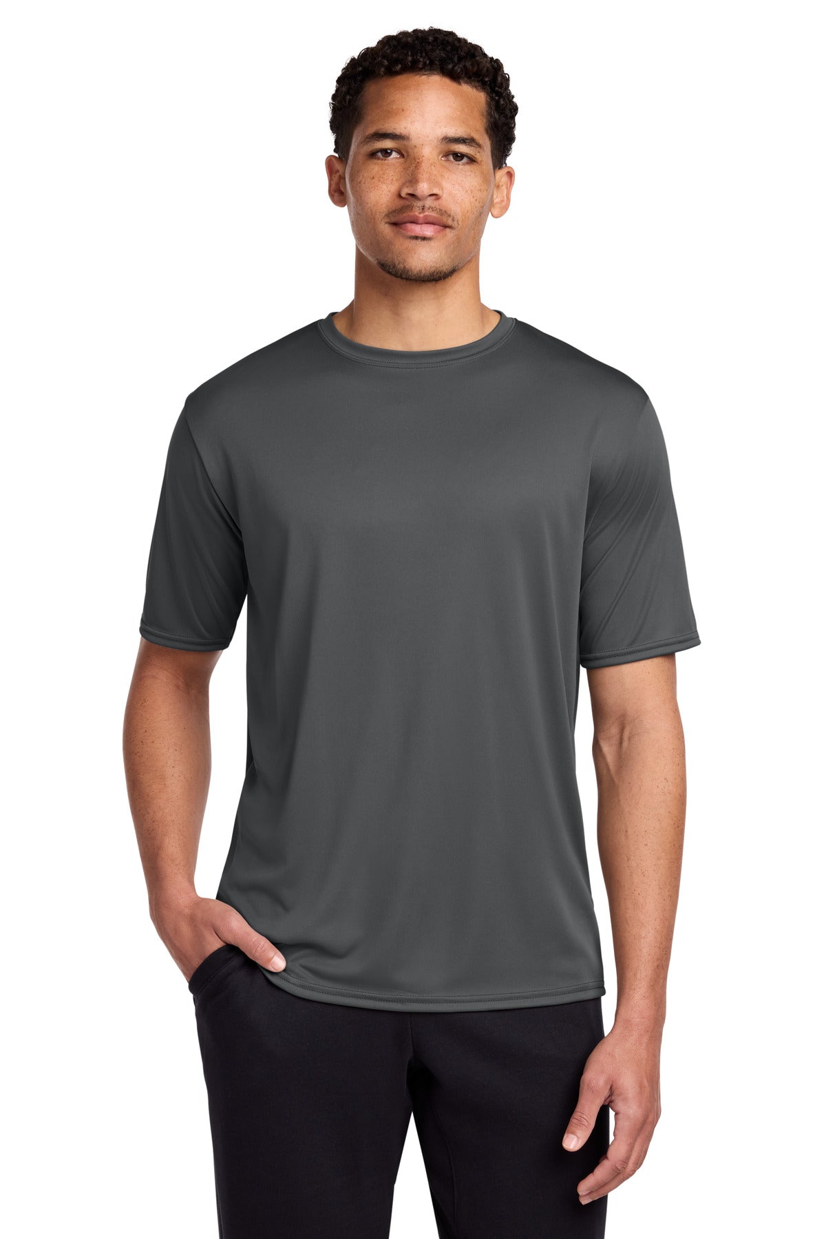 Port & Co Performance Tee - Charcoal