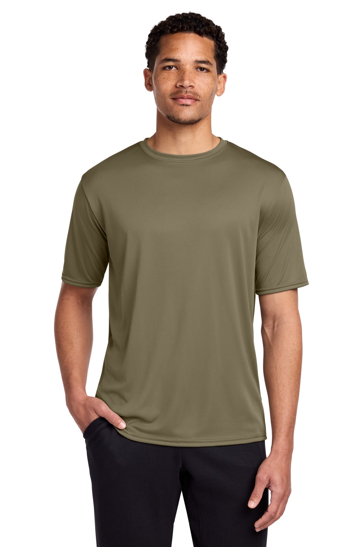 Port & Co Performance Tee - Coyote Brown