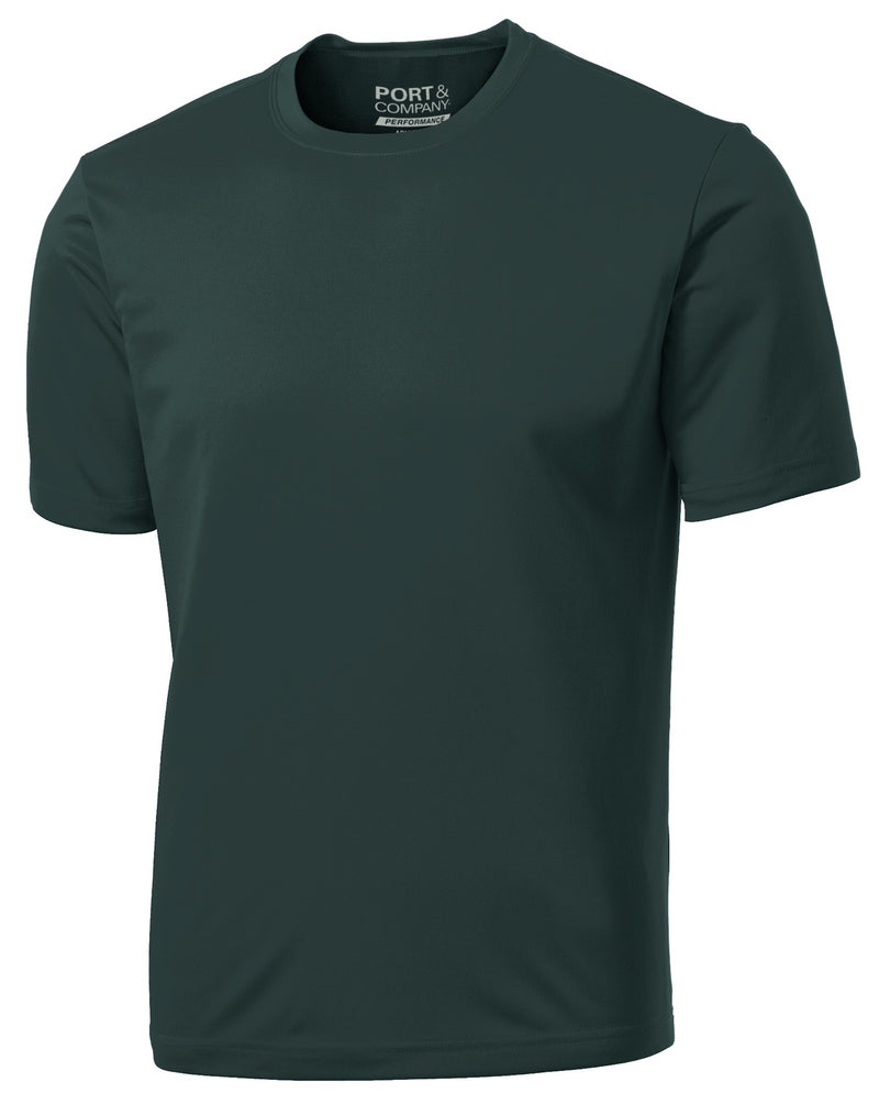 Port & Co Performance Tee - Dark Green