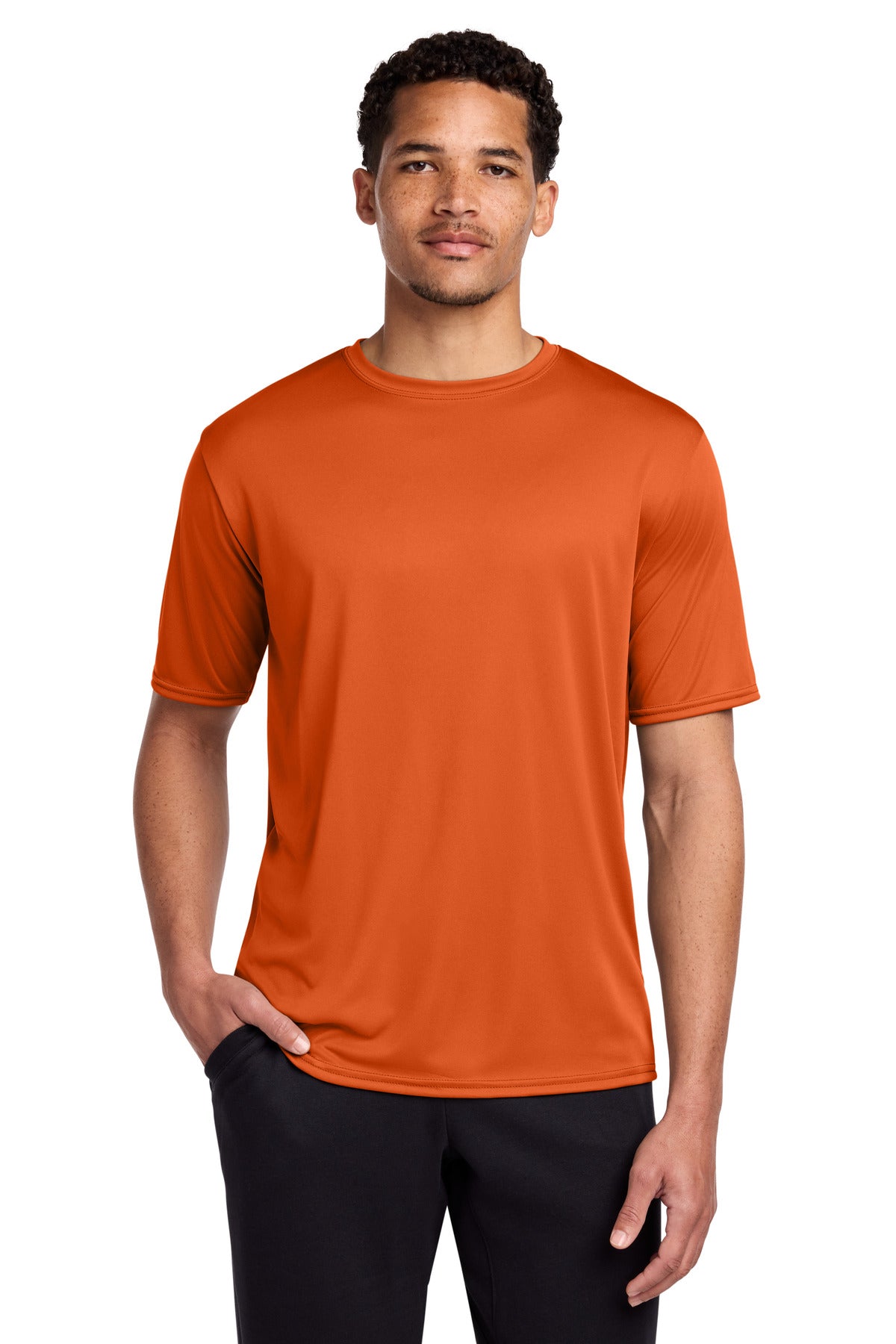 Port & Co Performance Tee - Deep Orange