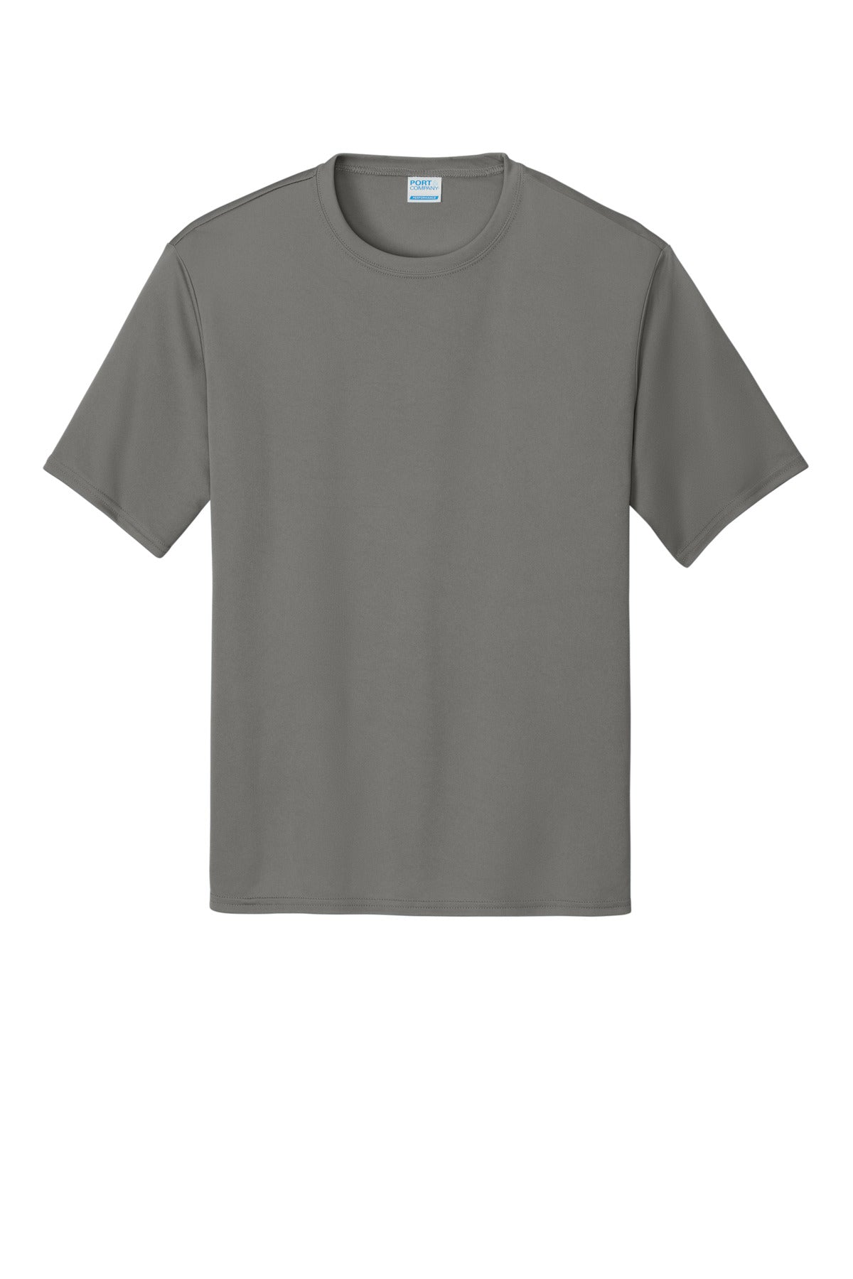 Port & Co Performance Tee - Grey Concrete