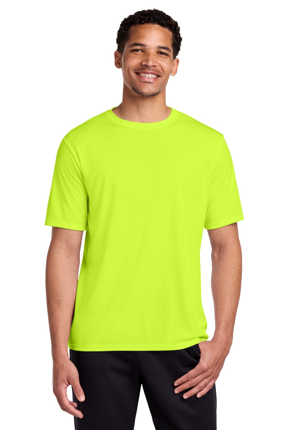 Port & Co Performance Tee - Neon Yellow