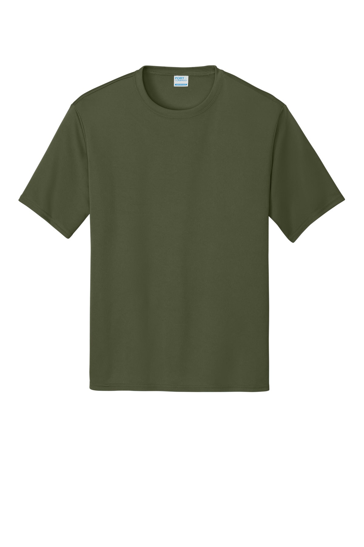 Port & Co Performance Tee - Olive Drab Green