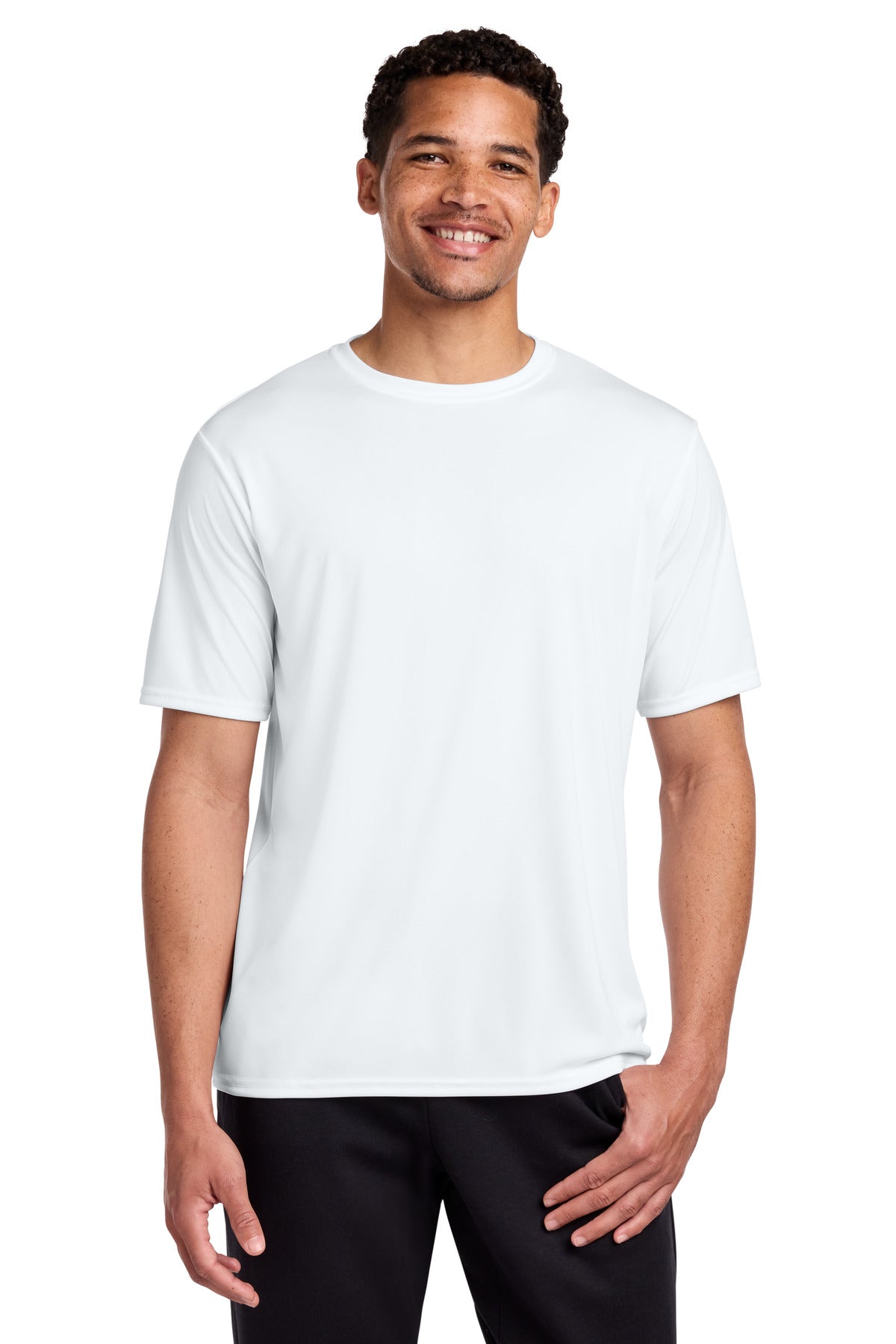 Port & Co Performance Tee - White