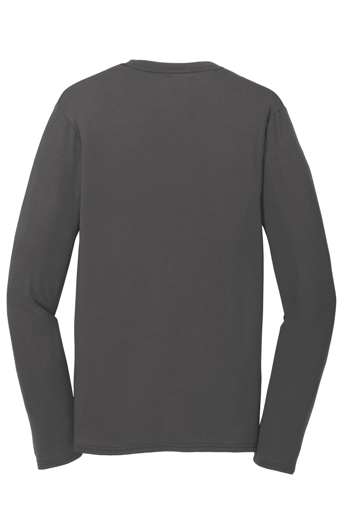 Port & Co Long Sleeve Performance Blend Tee - Charcoal