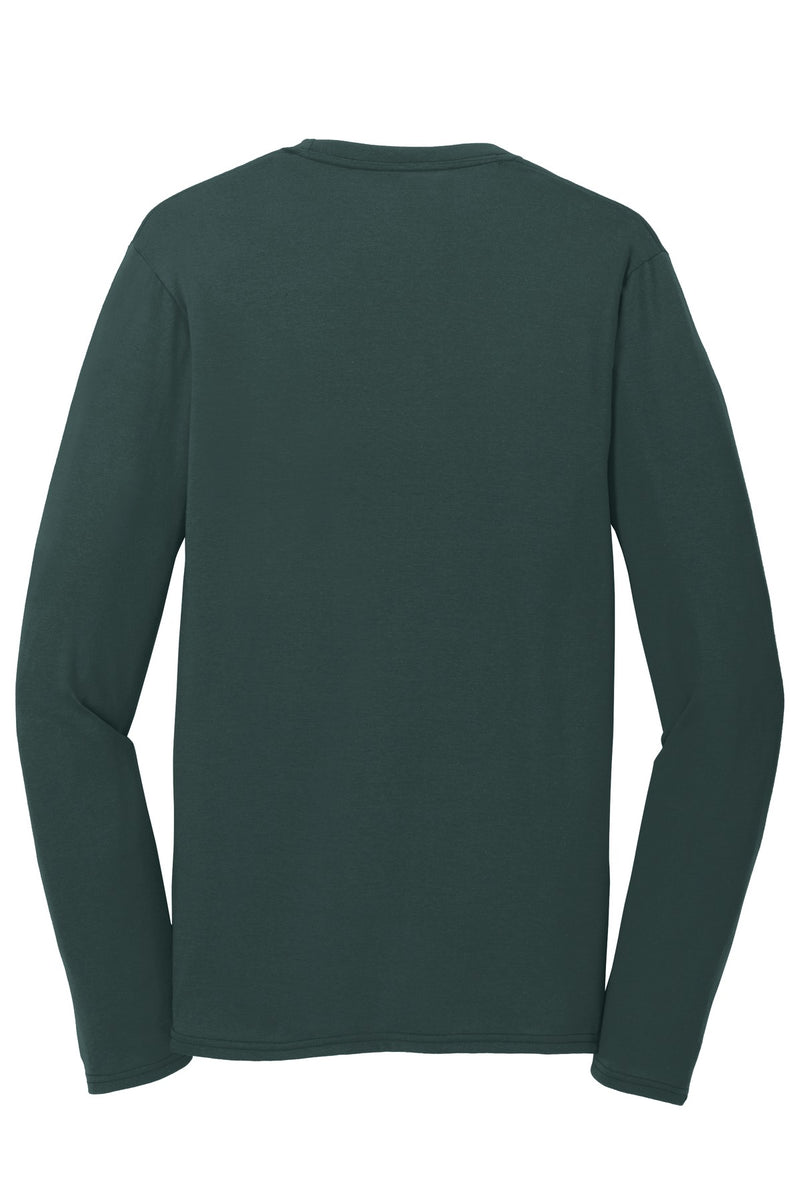 Port & Co Long Sleeve Performance Blend Tee - Dark Green