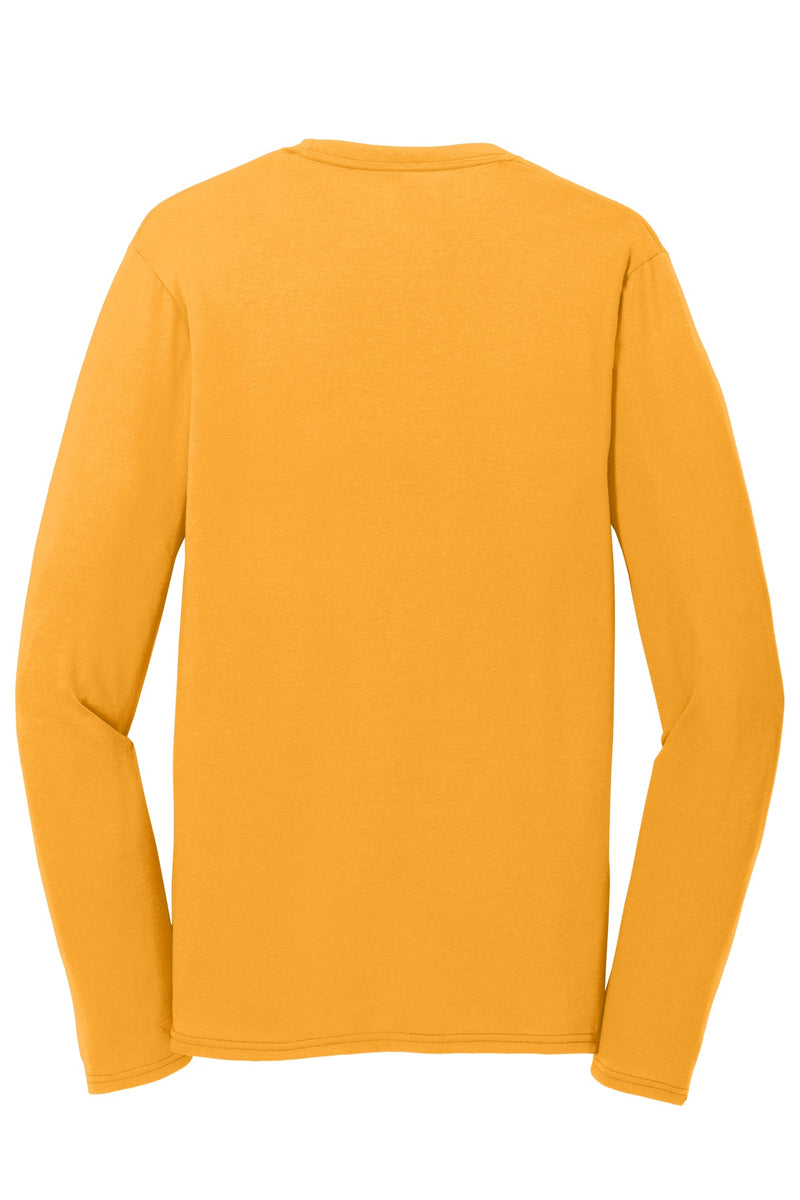 Port & Co Long Sleeve Performance Blend Tee - Gold