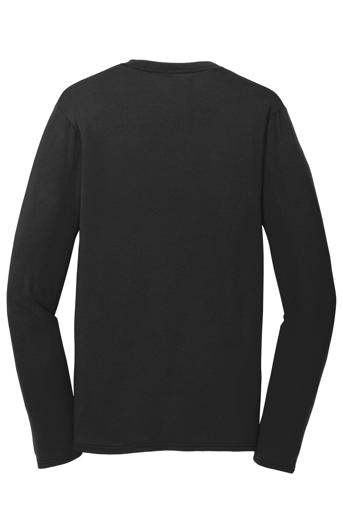 Port & Co Long Sleeve Performance Blend Tee - Jet Black