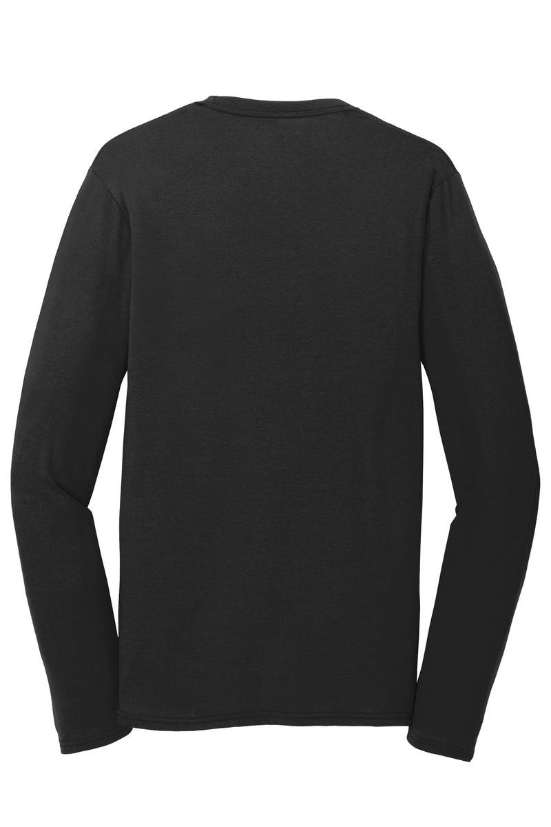 Port & Co Long Sleeve Performance Blend Tee - Jet Black