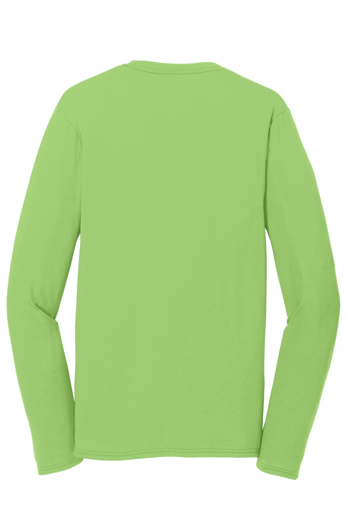Port & Co Long Sleeve Performance Blend Tee - Lime