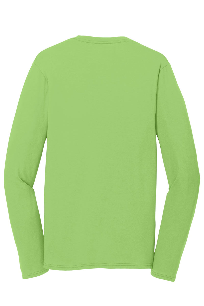 Port & Co Long Sleeve Performance Blend Tee - Lime