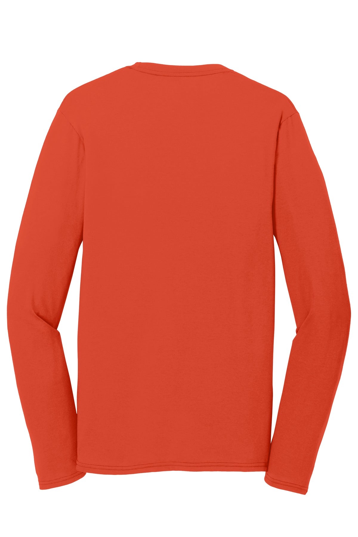Port & Co Long Sleeve Performance Blend Tee - Orange