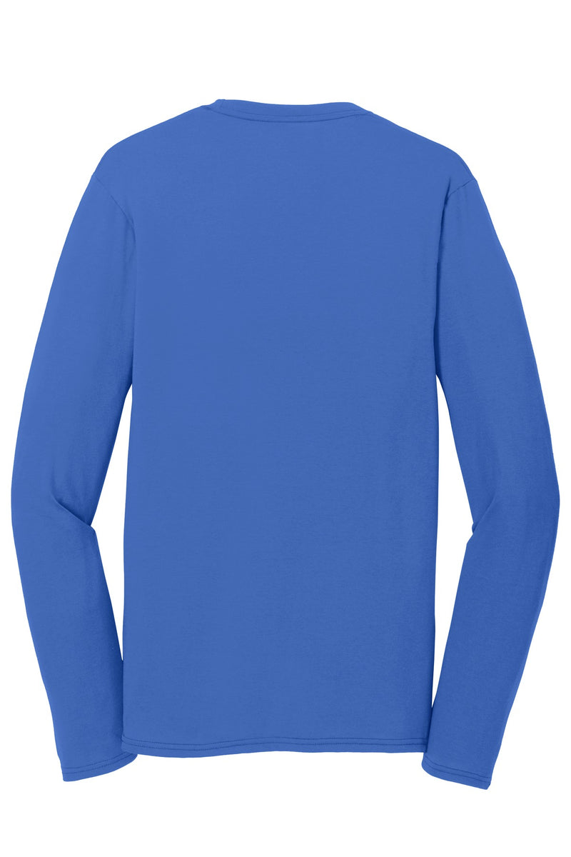 Port & Co Long Sleeve Performance Blend Tee - True Royal