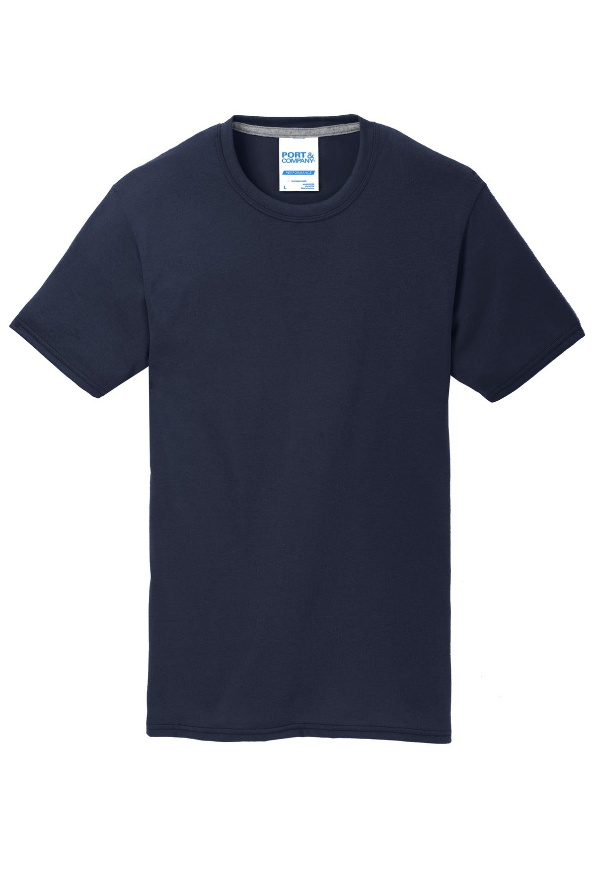 Port & Co Youth Performance Blend Tee - Deep Navy