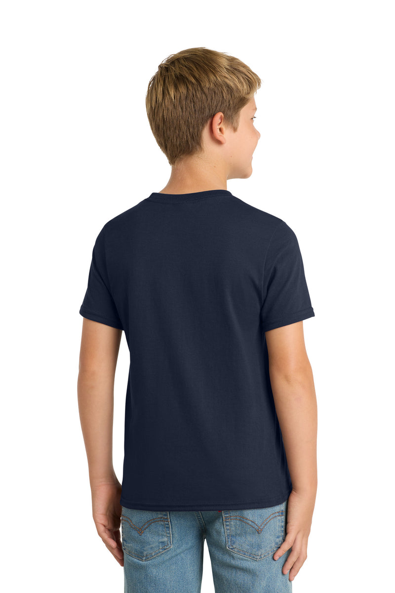 Port & Co Youth Performance Blend Tee - Deep Navy