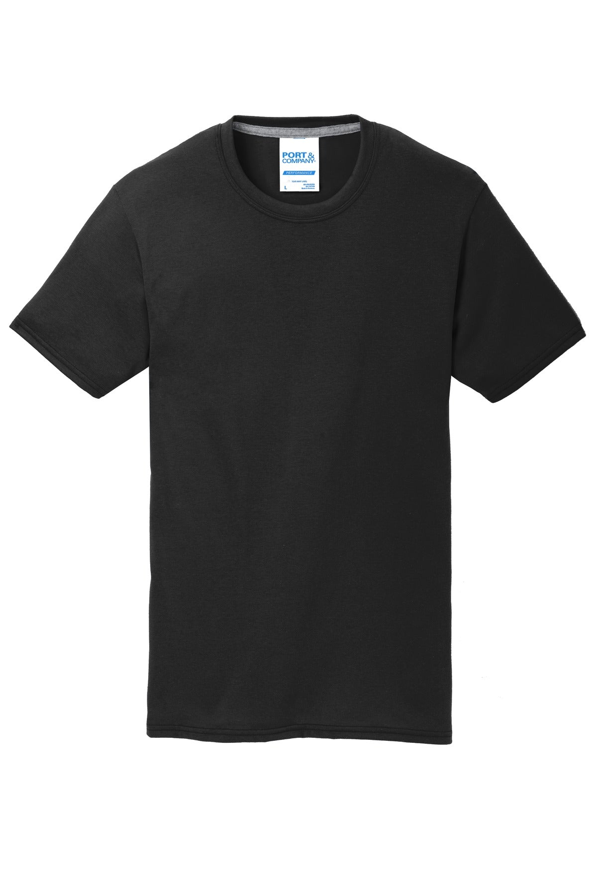 Port & Co Youth Performance Blend Tee - Jet Black
