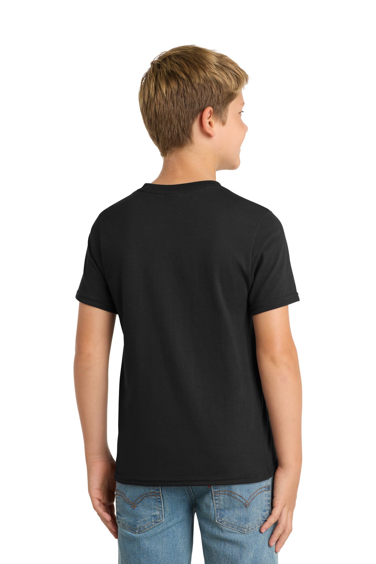 Port & Co Youth Performance Blend Tee - Jet Black