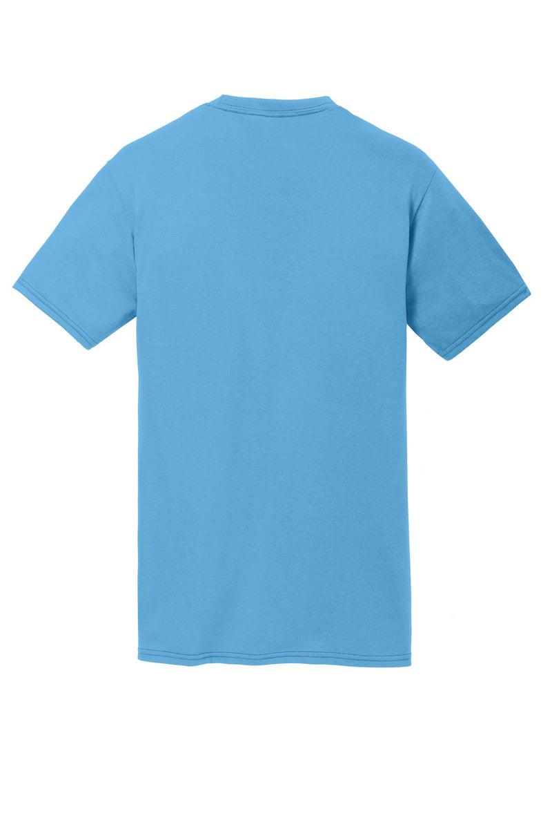 Port & Co Performance Blend Tee - Aquatic Blue