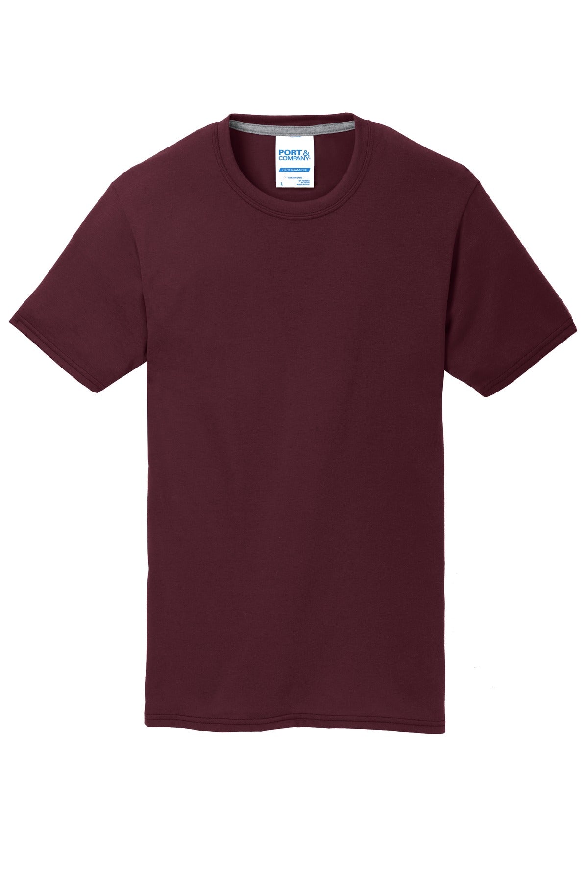 Port & Co Performance Blend Tee - Athletic Maroon