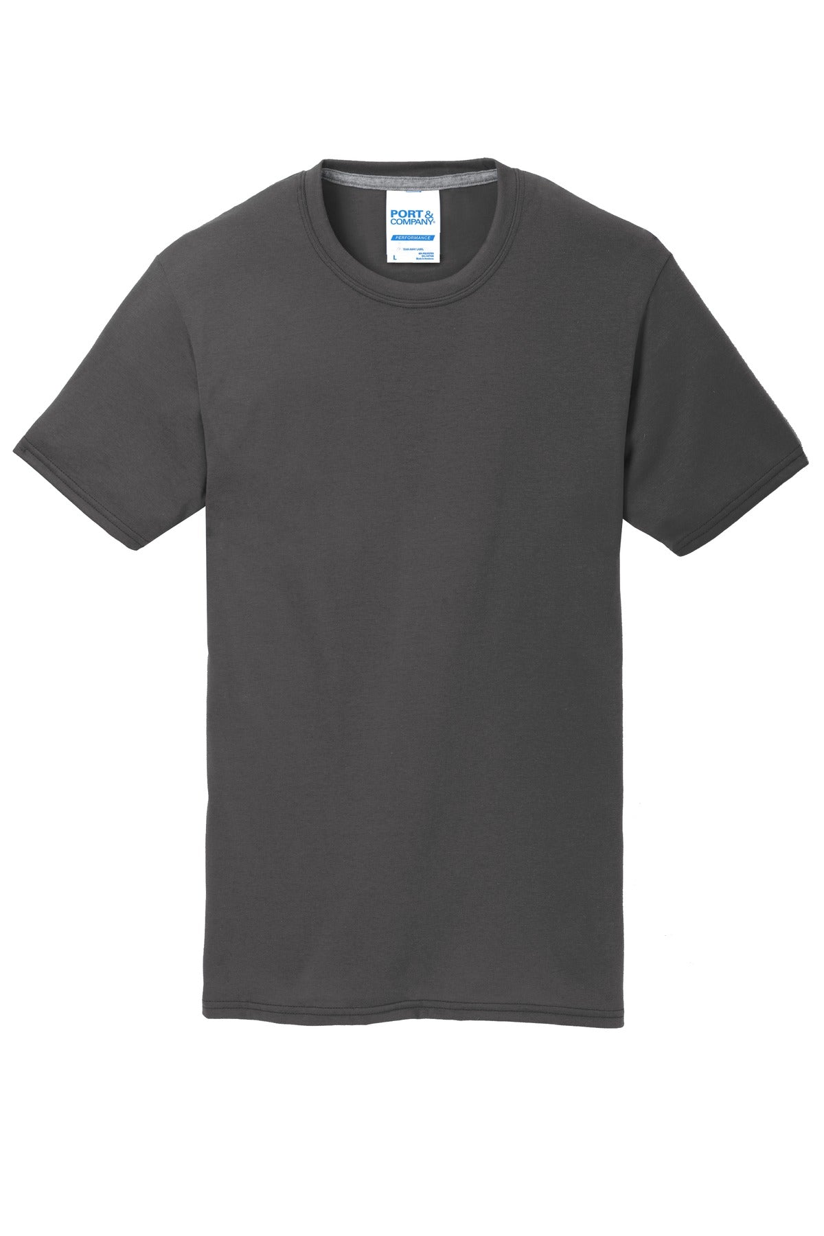Port & Co Performance Blend Tee - Charcoal
