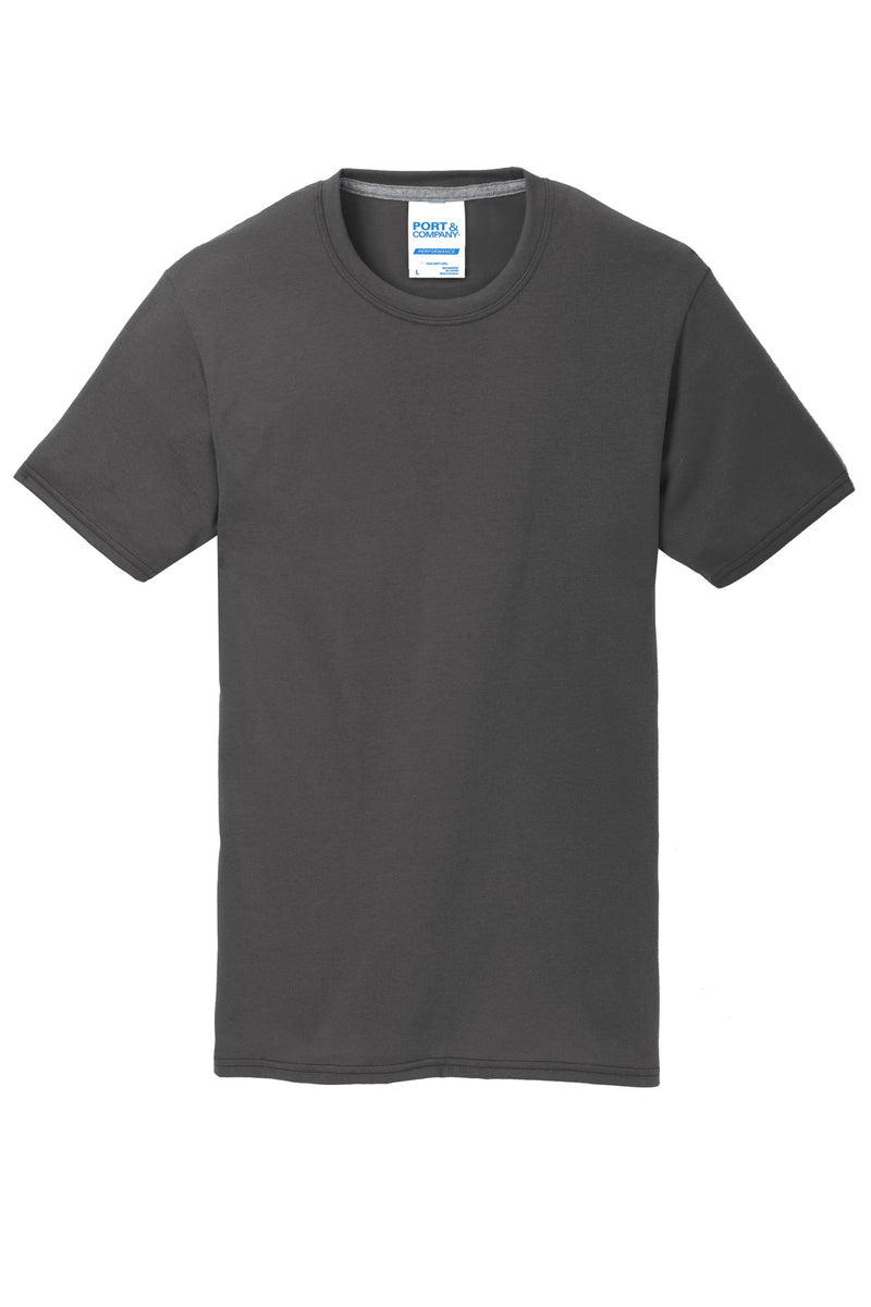Port & Co Performance Blend Tee - Charcoal