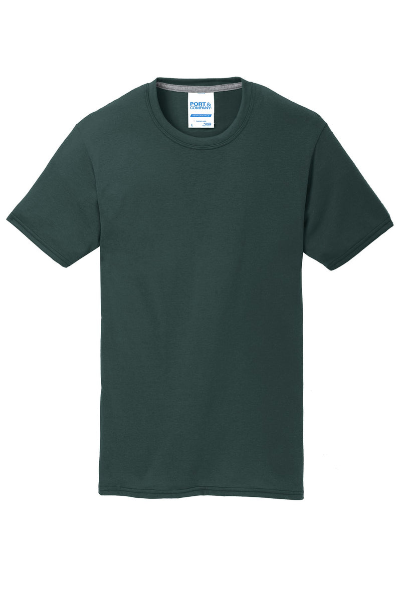 Port & Co Performance Blend Tee - Dark Green