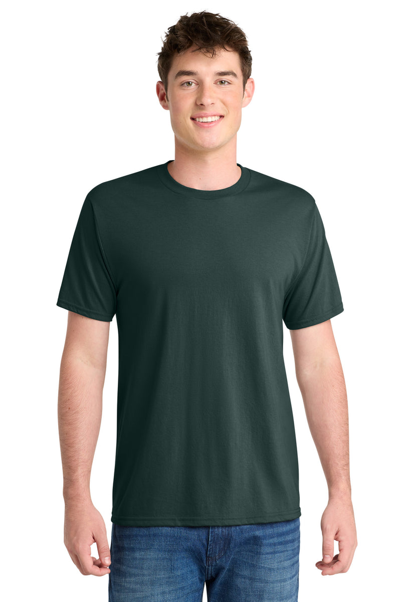 Port & Co Performance Blend Tee - Dark Green