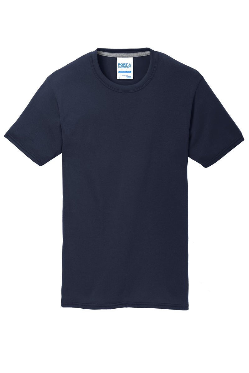 Port & Co Performance Blend Tee - Deep Navy