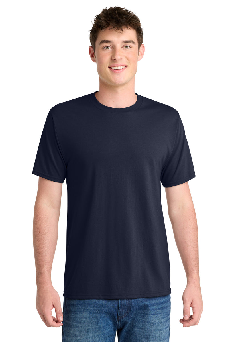 Port & Co Performance Blend Tee - Deep Navy