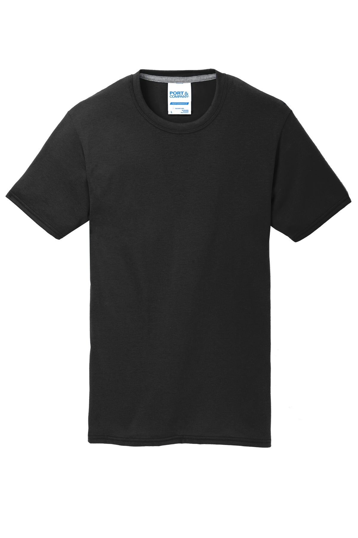 Port & Co Performance Blend Tee - Jet Black
