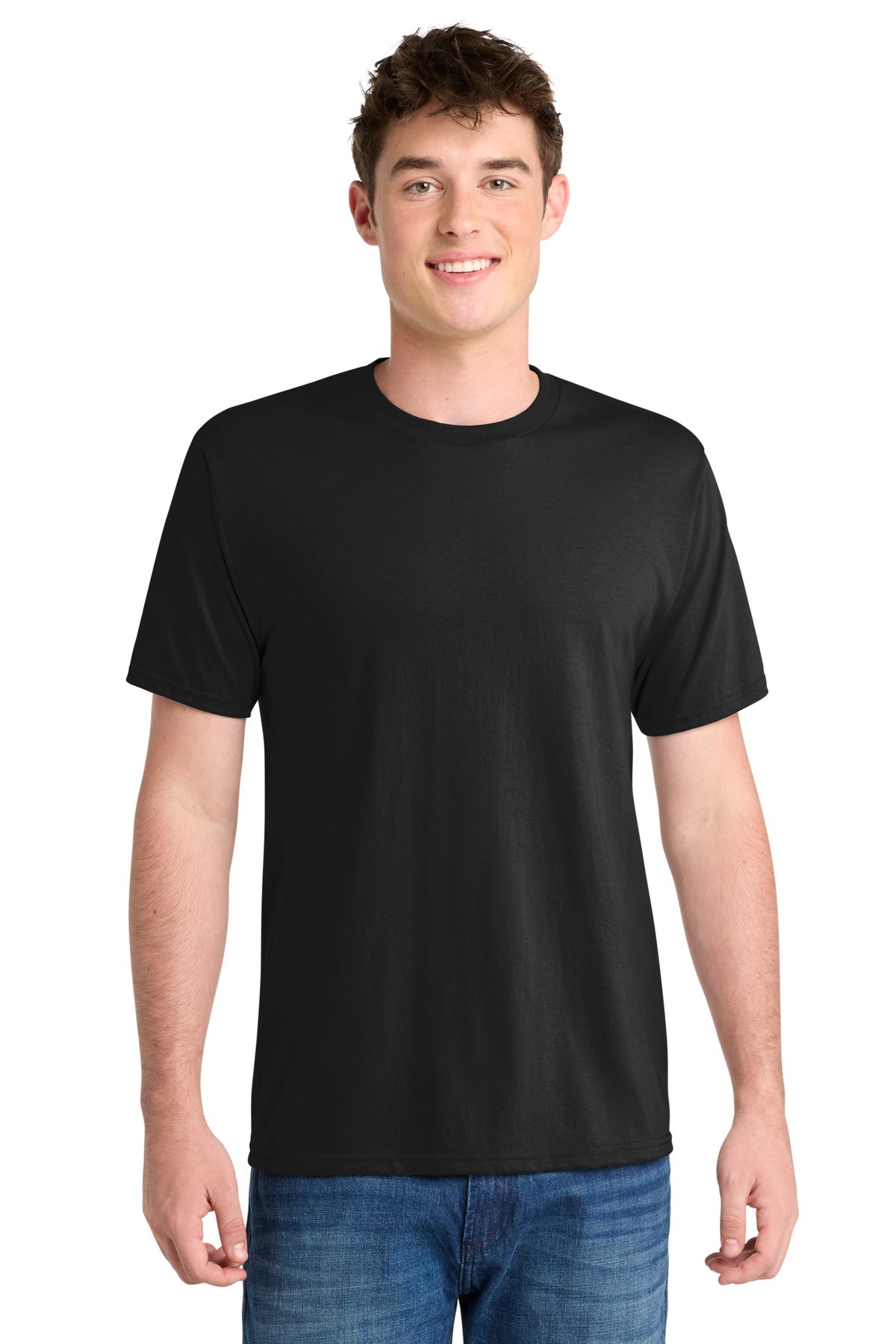 Port & Co Performance Blend Tee - Jet Black