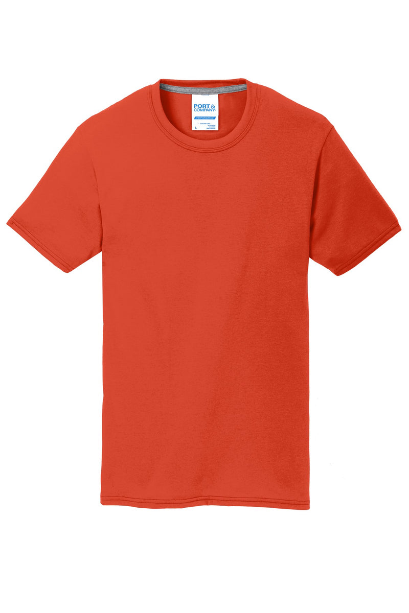 Port & Co Performance Blend Tee - Orange