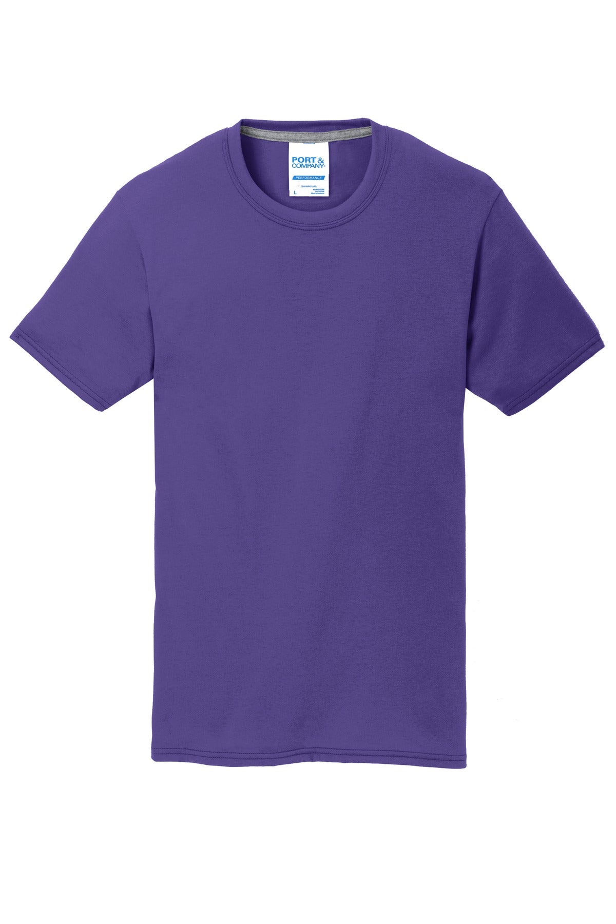Port & Co Performance Blend Tee - Purple