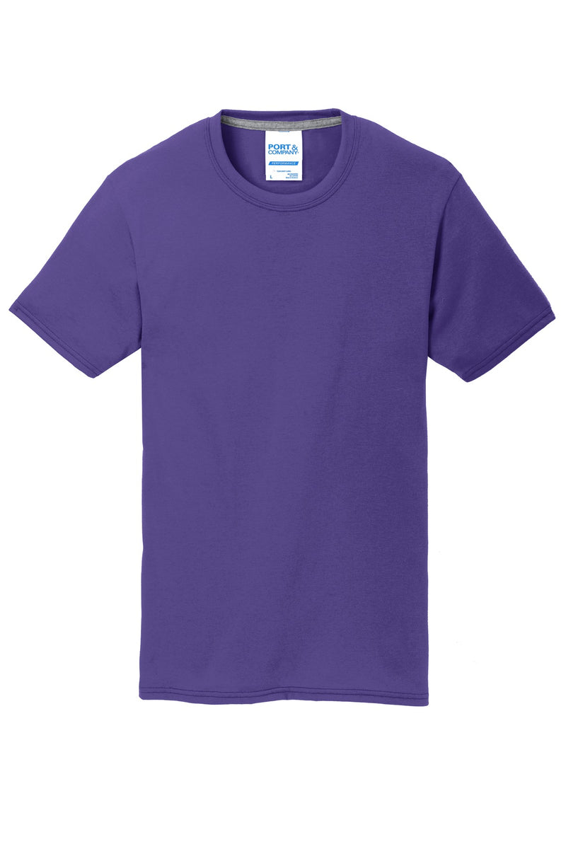 Port & Co Performance Blend Tee - Purple