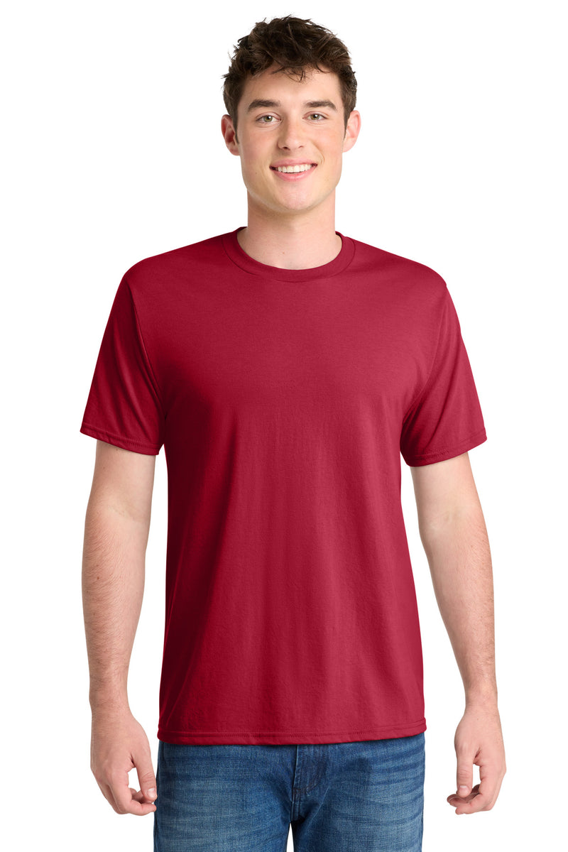 Port & Co Performance Blend Tee - Red