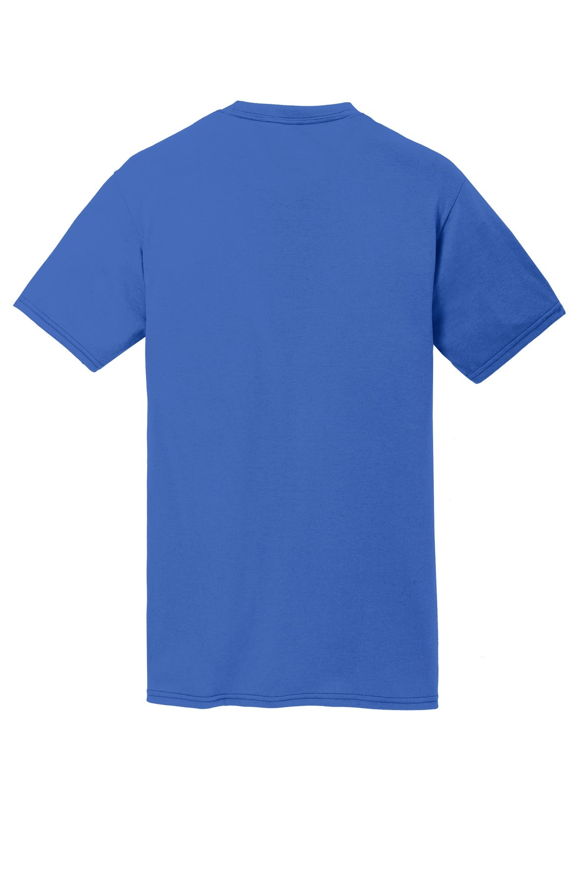 Port & Co Performance Blend Tee - True Royal flat back