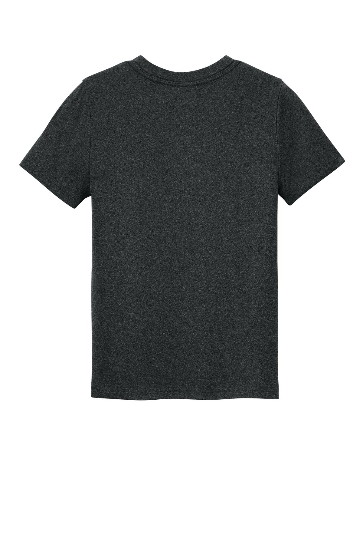Port & Co Youth Heather Performance Tee - Black Heather