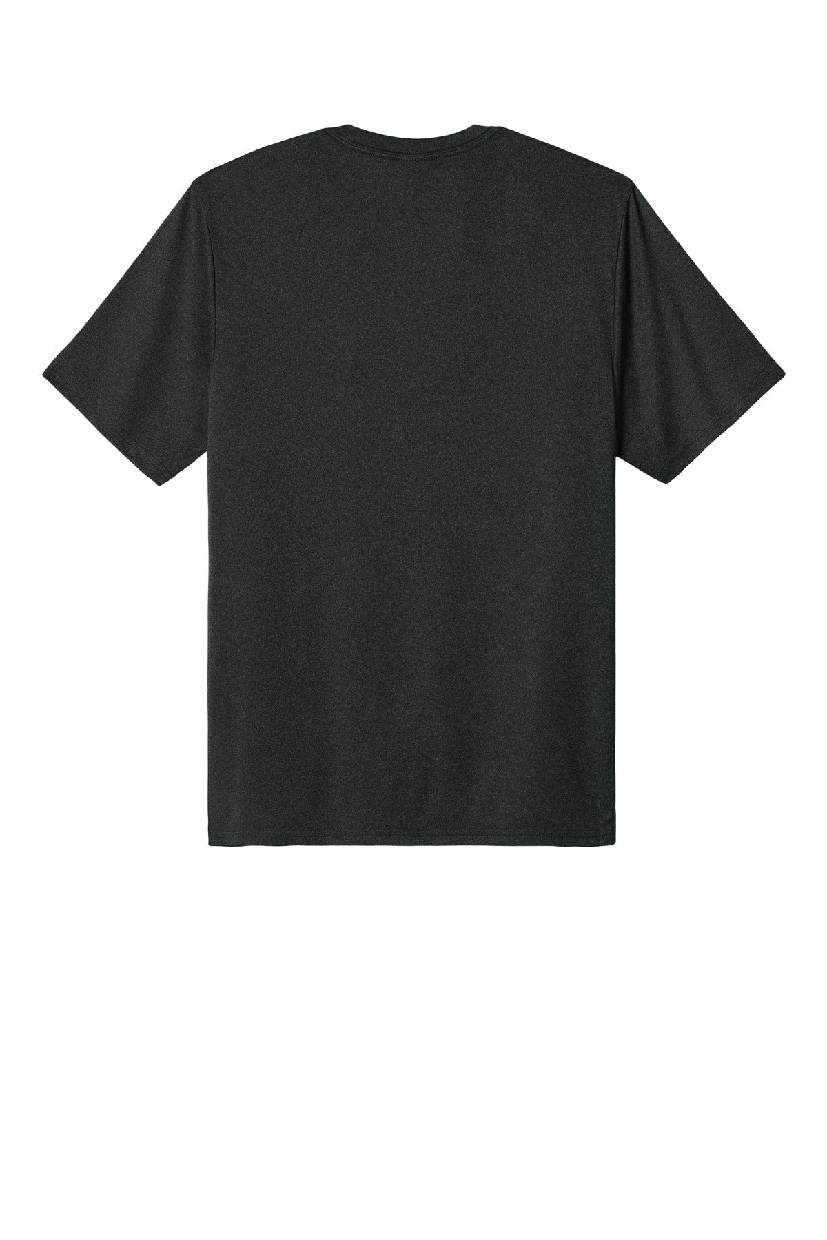 Port & Co Heather Performance Tee - Black Heather